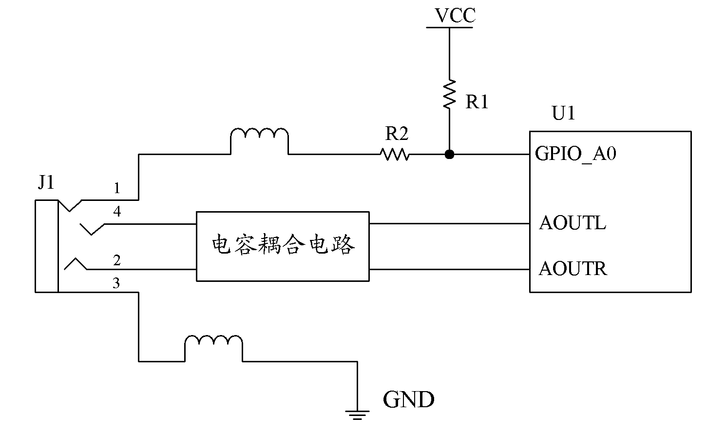 Headset detection circuit and electronic equipment