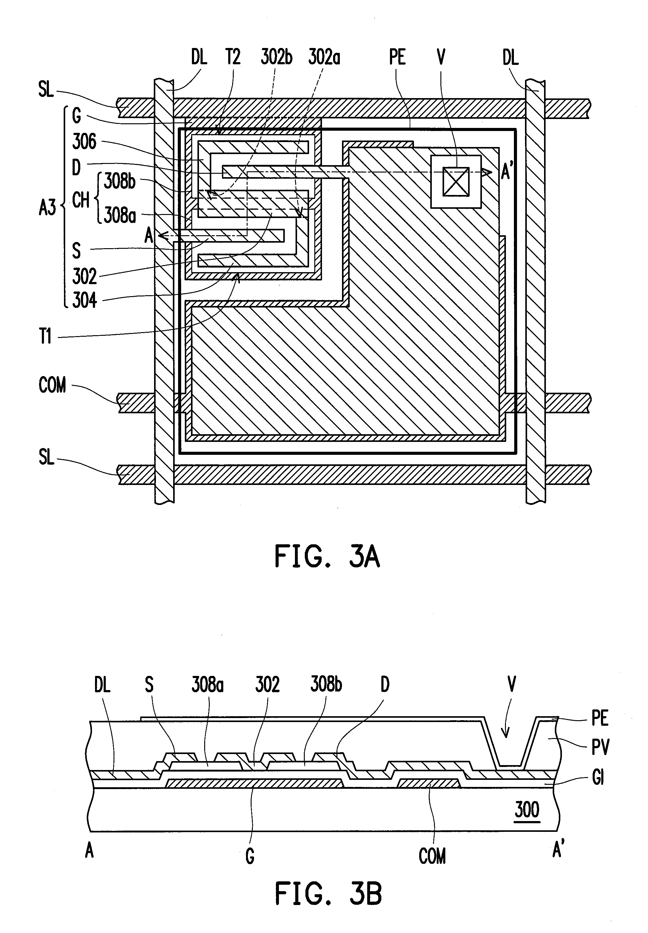 Pixel array, active device array substrate and flat display panel