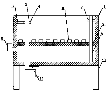 Fresh flower soilless planting device