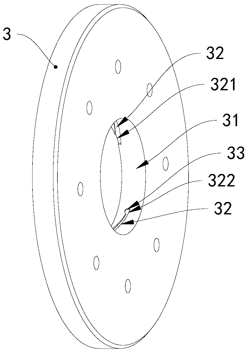 Rotor, motor, rotor locking method and transportation tool