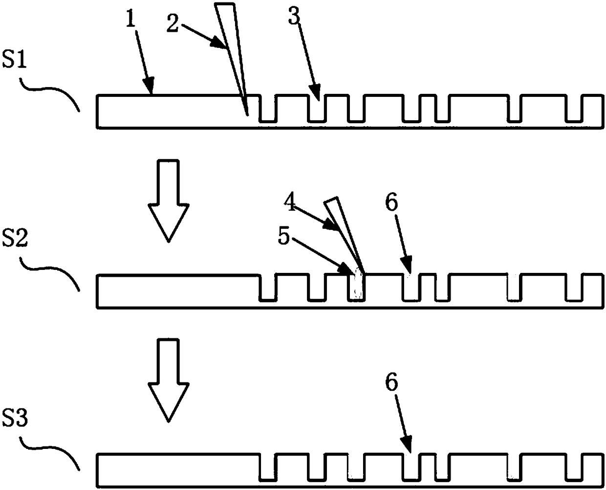 Embedded fine circuit flexible packaging substrate and manufacturing method thereof