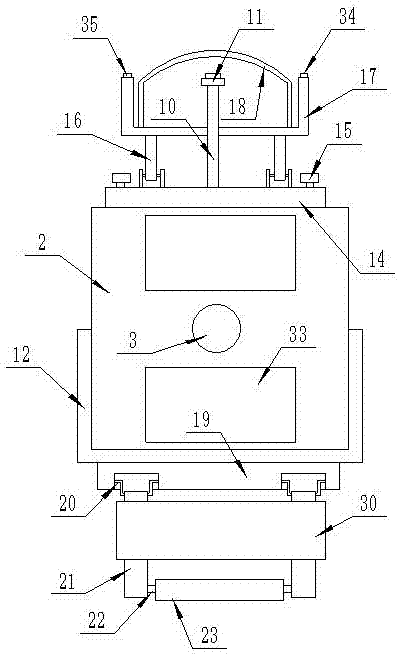 Automatic filling and leveling device for road cracks