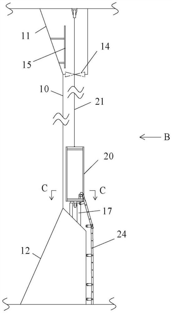 Structural member capable of replacing Australian ladder