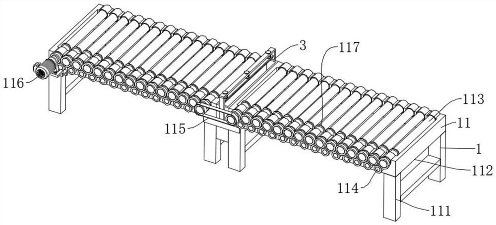 A powder spraying device for producing new energy automobile laminated glass and its application method