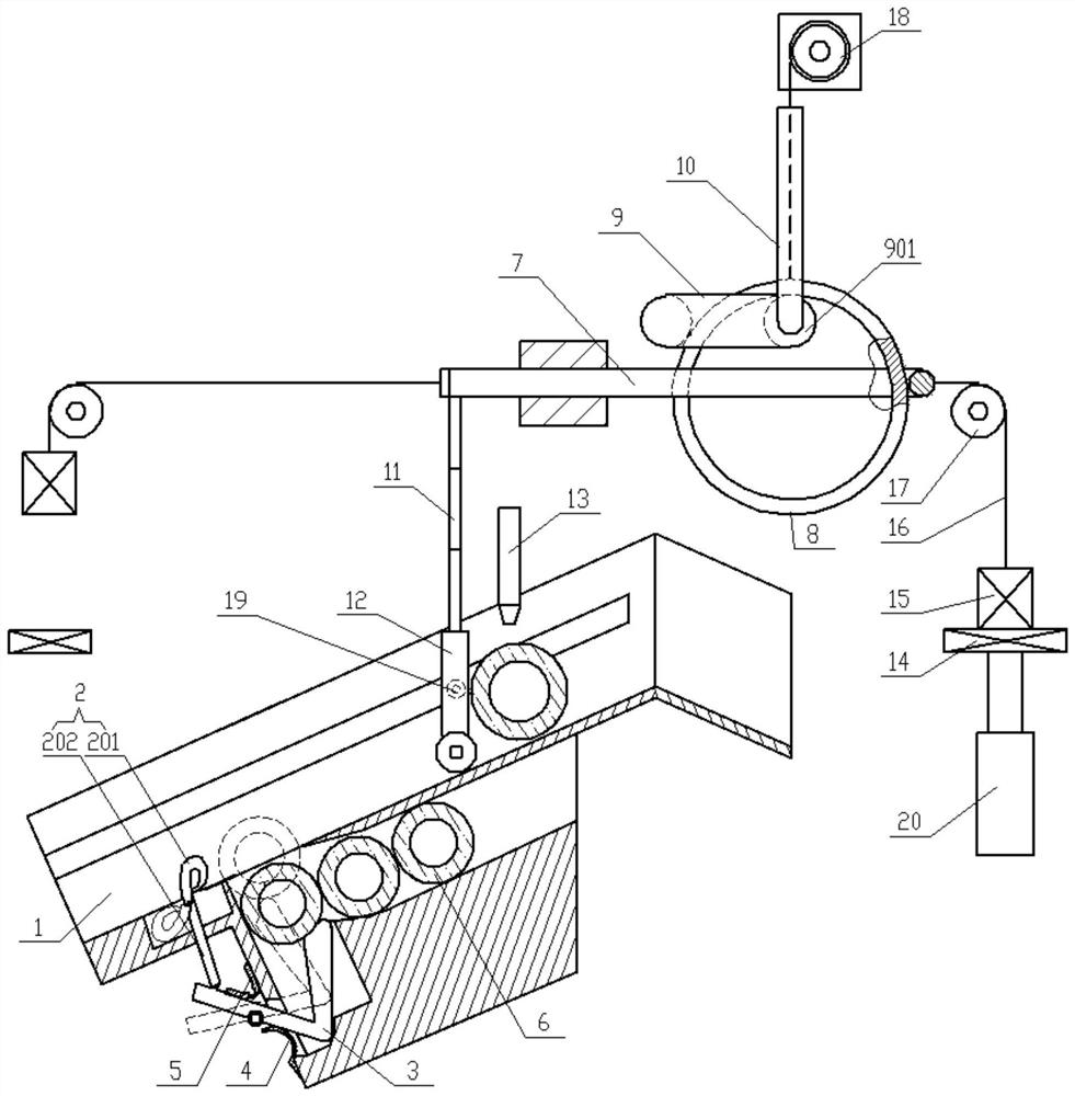 A coding device for heavy insulating sleeves used in strong electrical projects