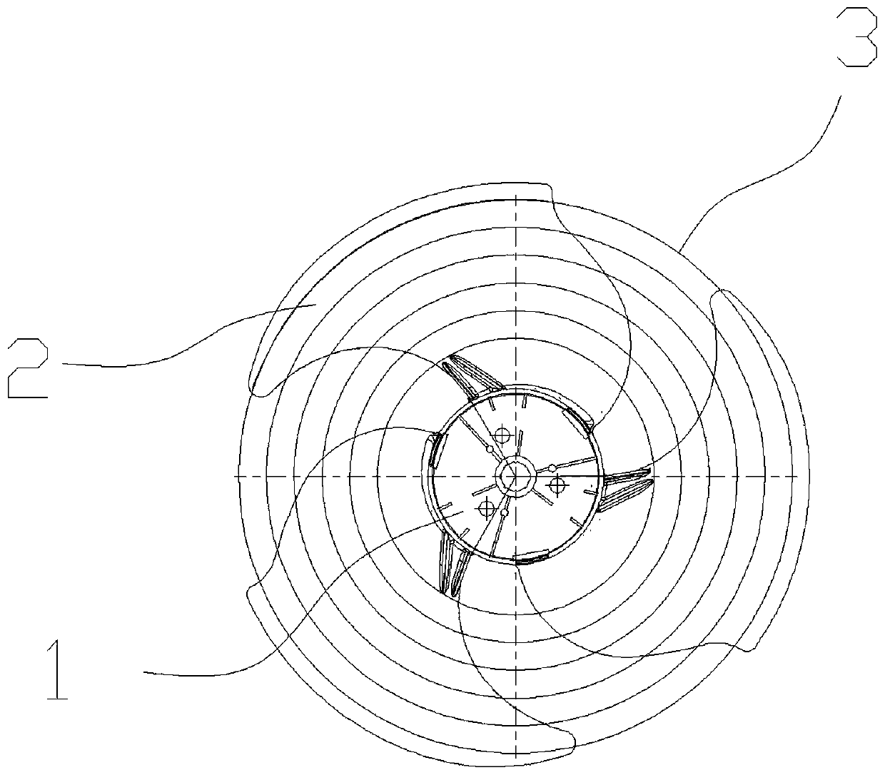 Fan blade optimization design method based on blade profile curve and efficient fan