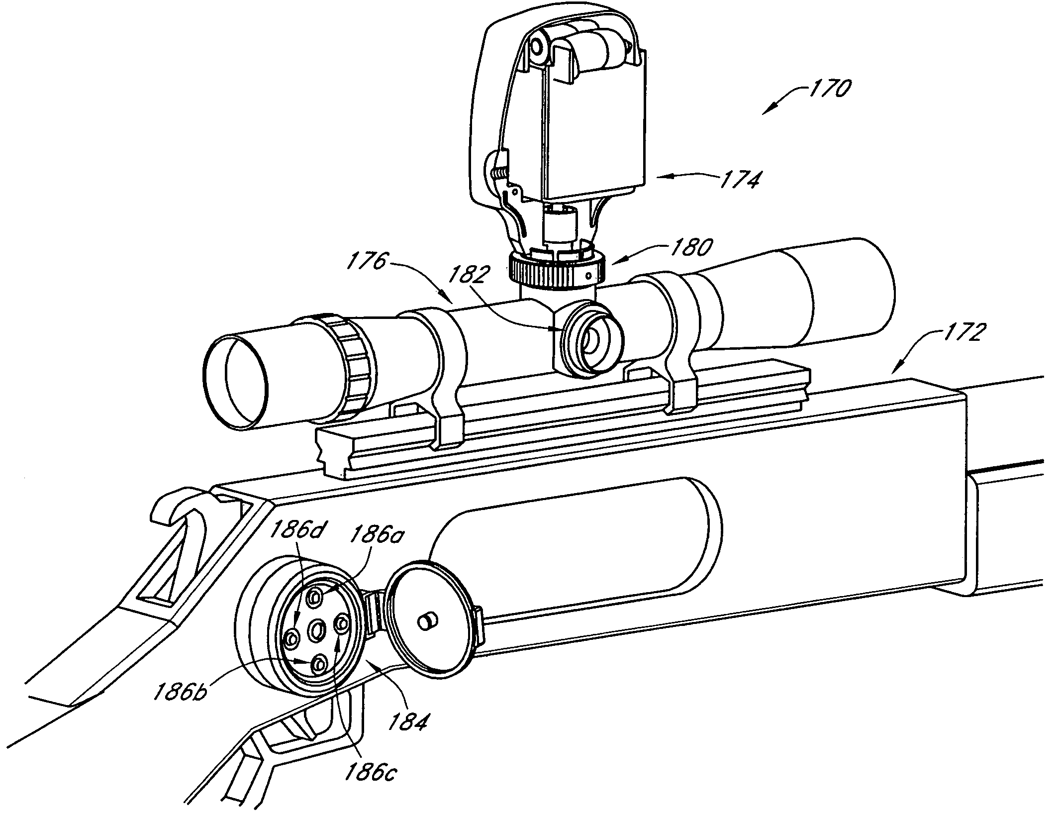 Scope adjustment method and apparatus