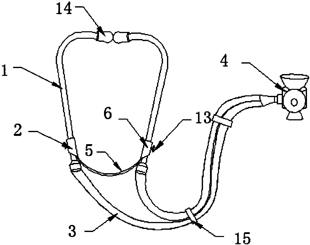 Heating type stethoscope