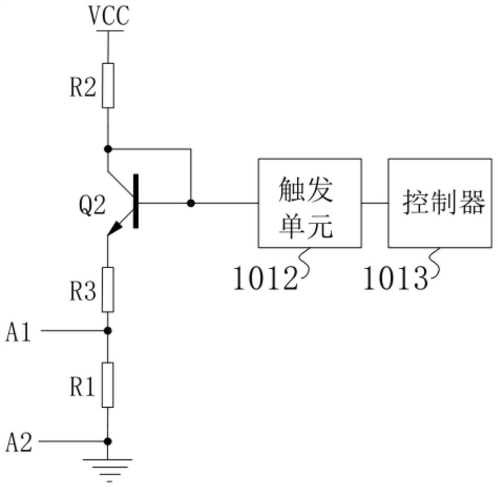 Zero-crossing detection circuit, pfc circuit and two interleaved parallel pfc circuits