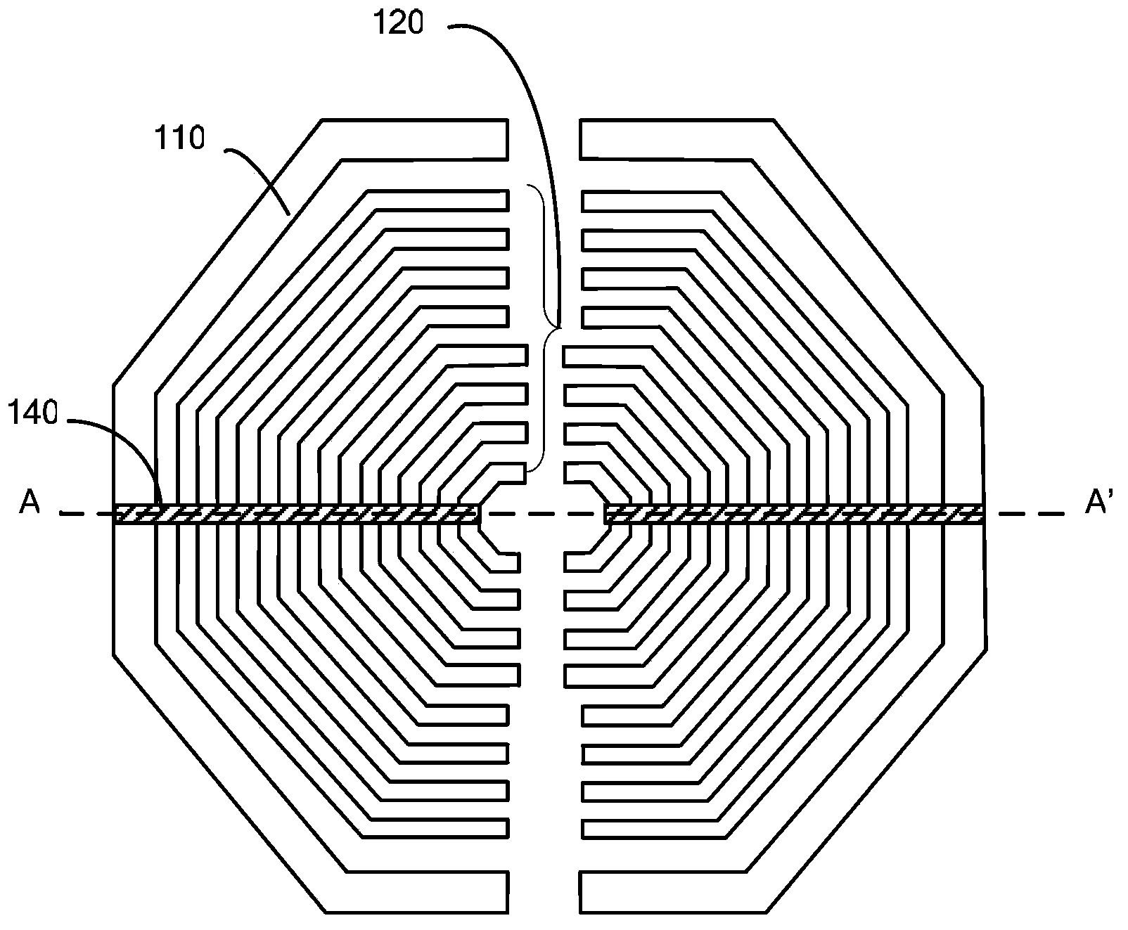 Semiconductor device with ground shielding structure