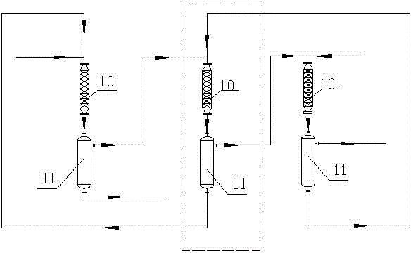 Anthraquinone hydrogen peroxide production device