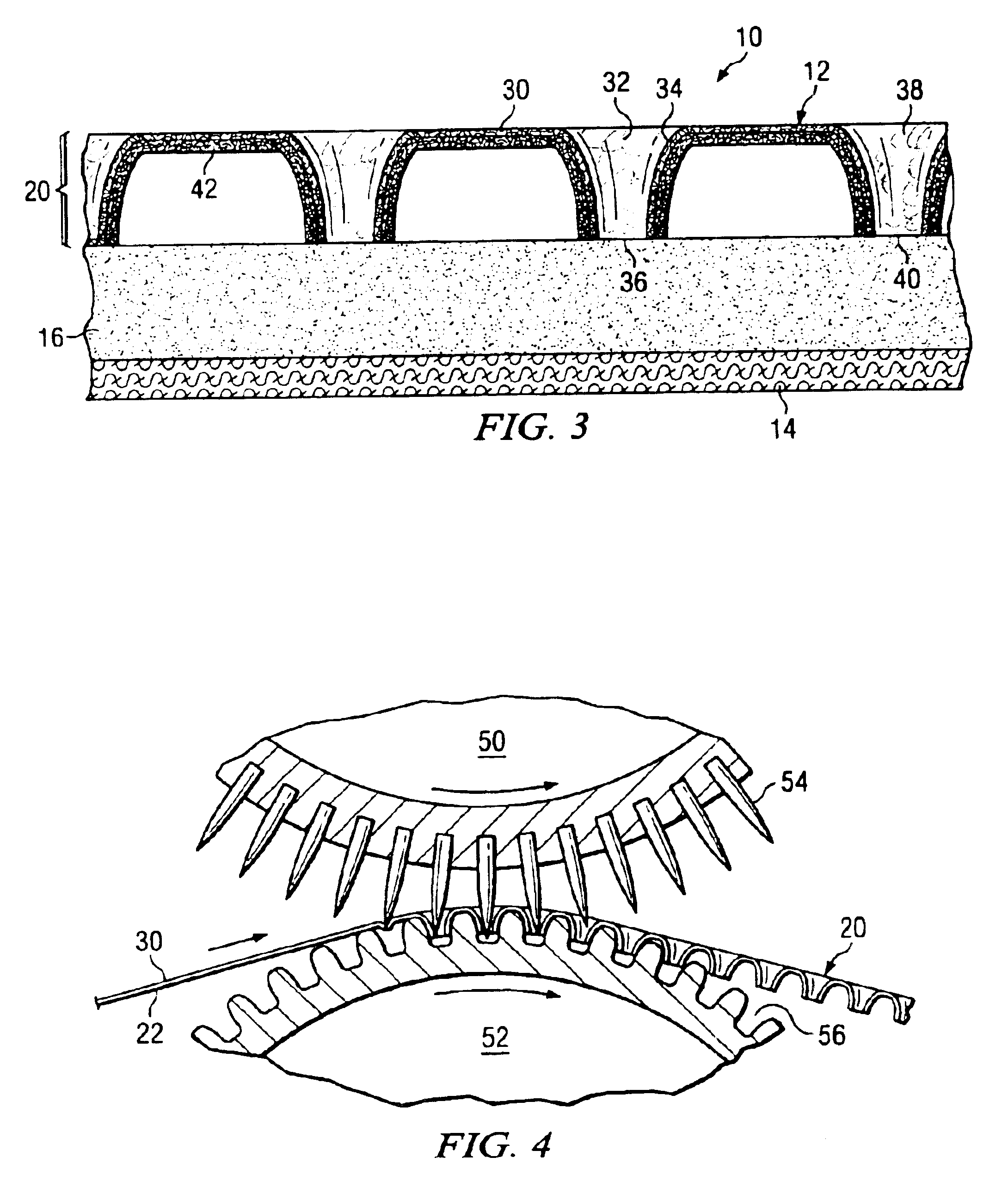 Apertured nonwoven composites and method for making
