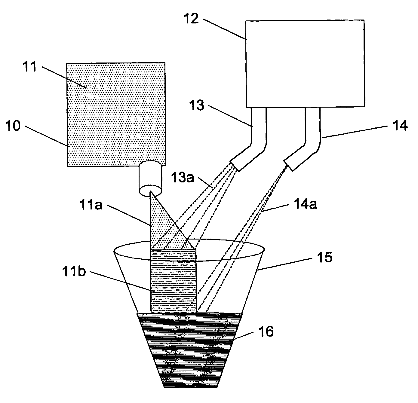 Method and apparatus for consumable powder reconstitution and frothing