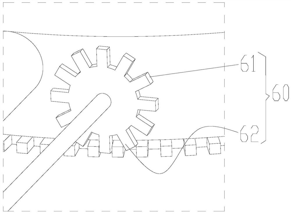 Flushing structure and cleaning device having the same