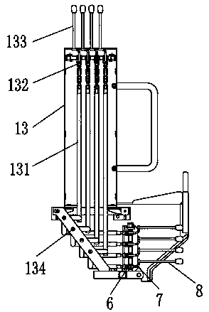 Four-position linkage operating system for truck with crane