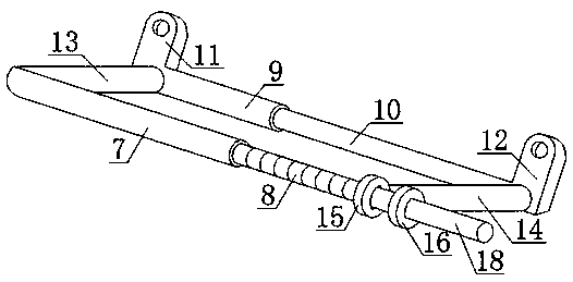 An adjustable connection device for curved beam formwork