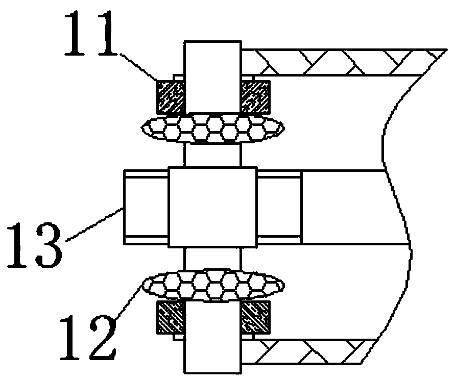 Door control spring with lower door opening force and more stable door closing speed