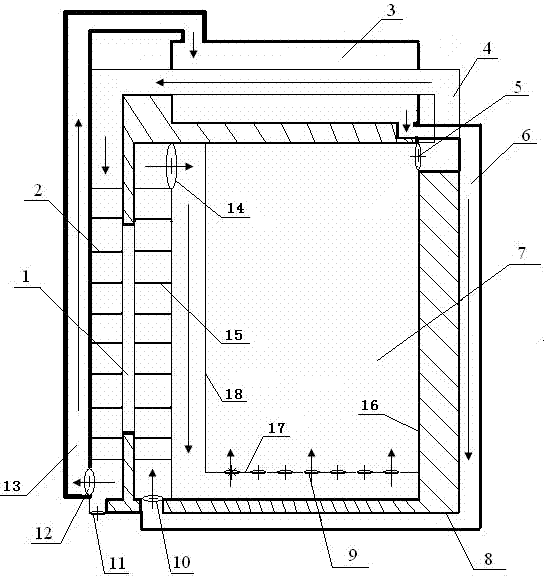 Semiconductor heating drying device