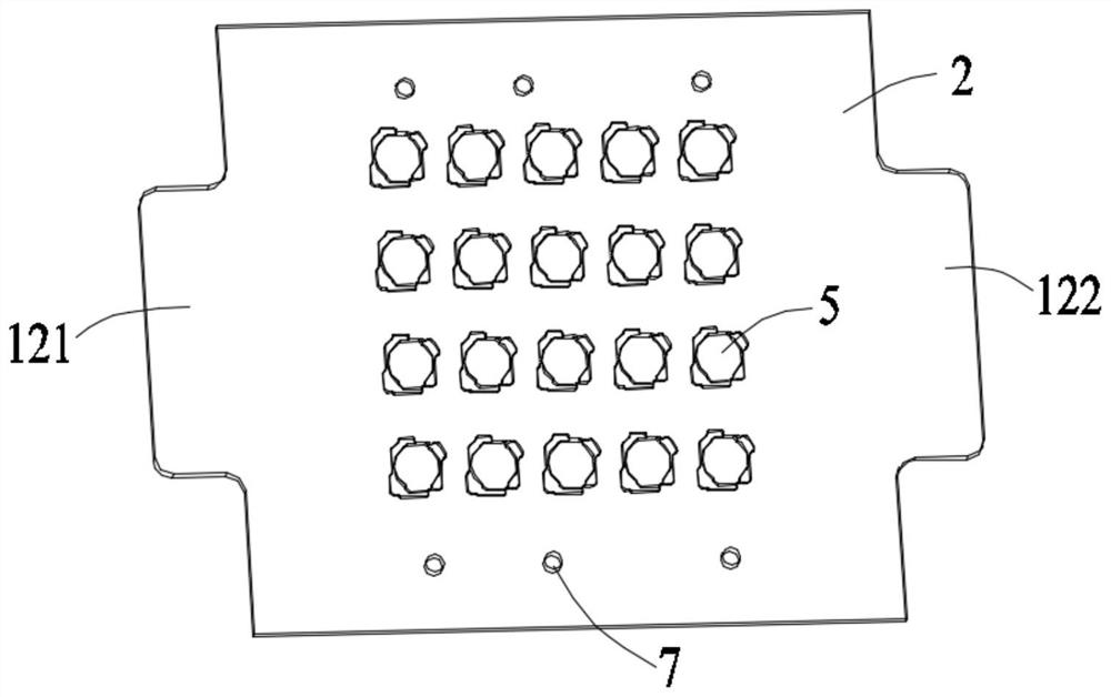 Sleeving and pasting jig for precise plastic part