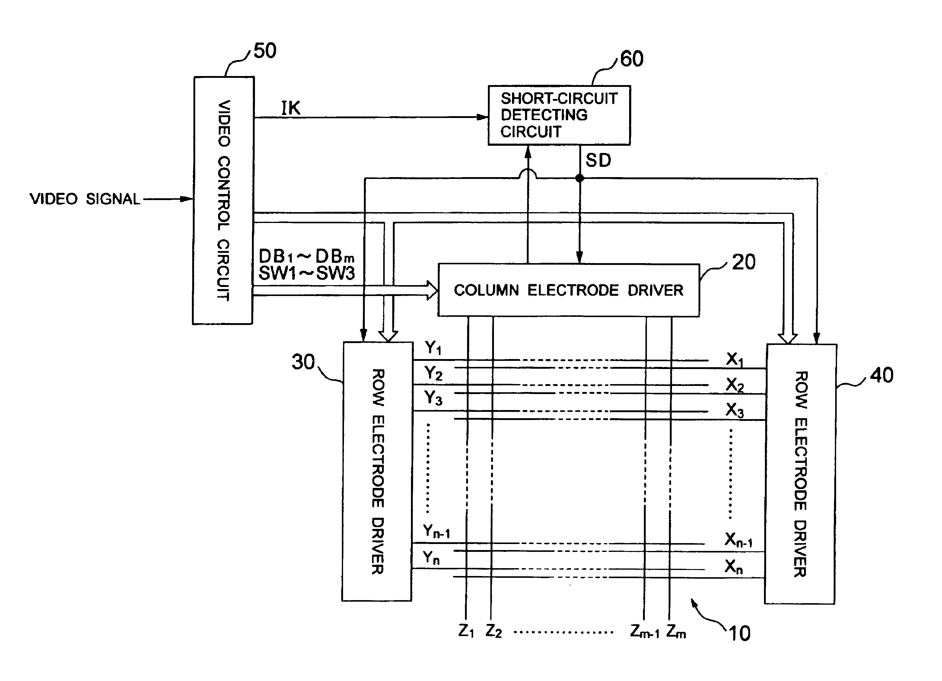 Plasma display apparatus having a driver protecting portion