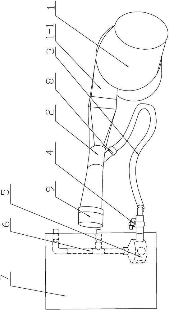 Portable spraying machine