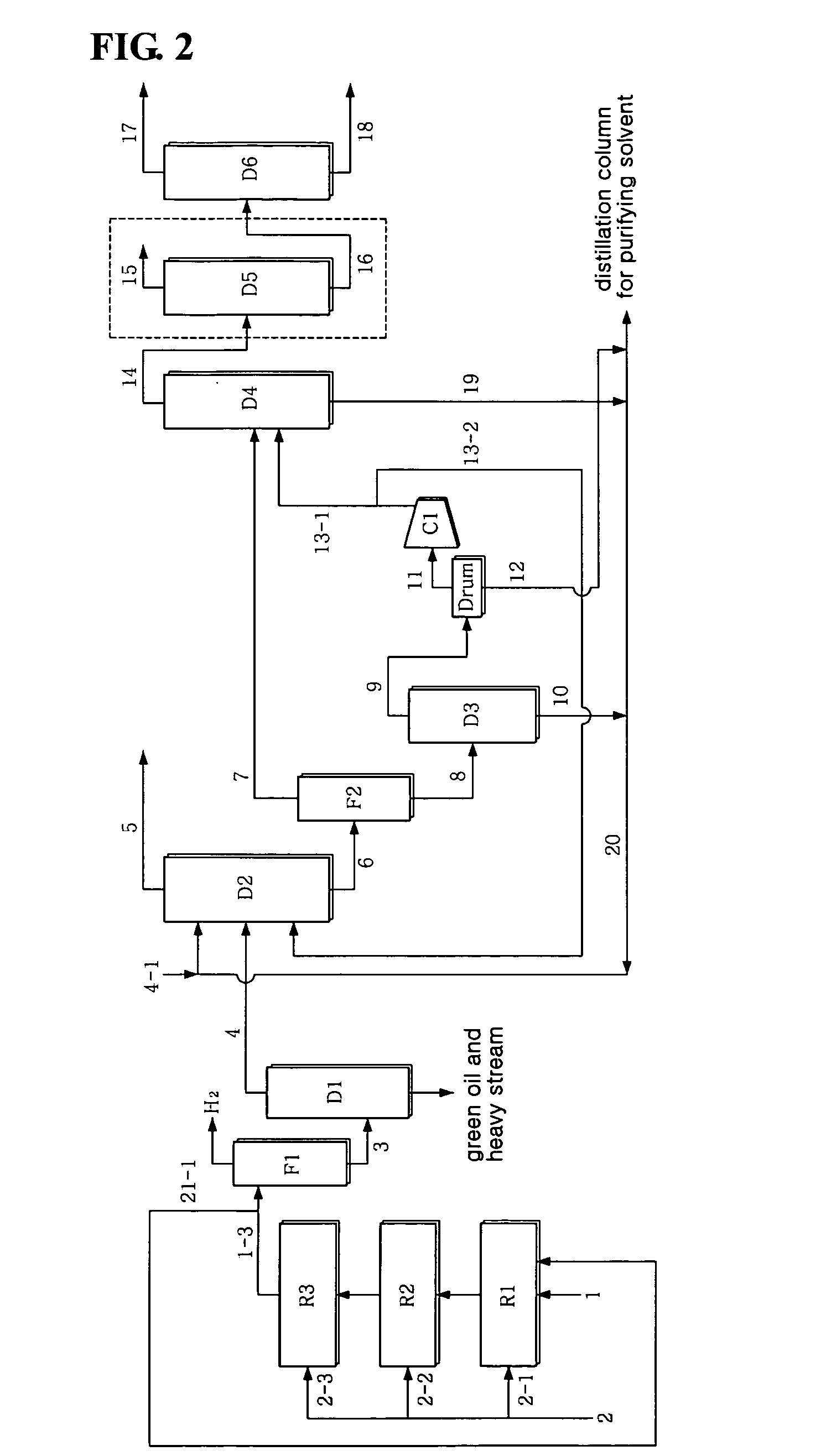 Process for 1,3-butadiene separation from a crude c4 stream with acetylene converter