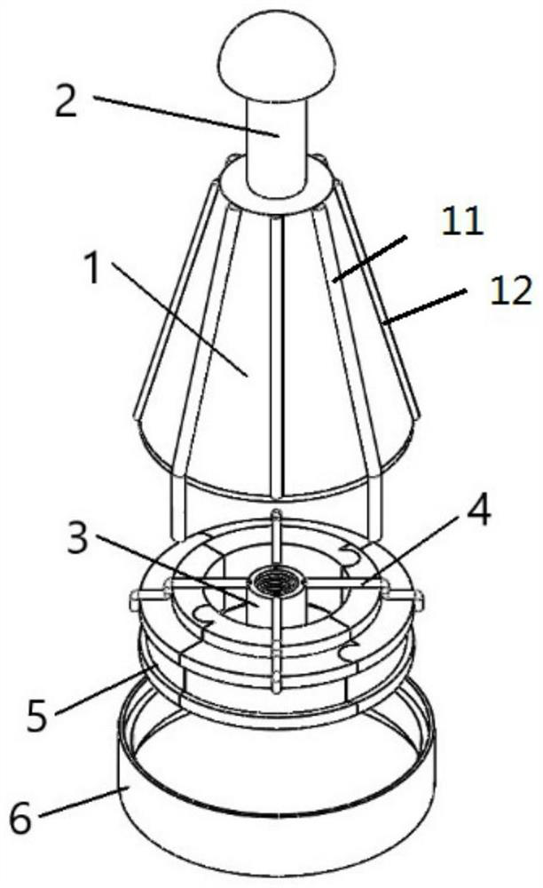 A rubber ring auxiliary installation tool for split gasket