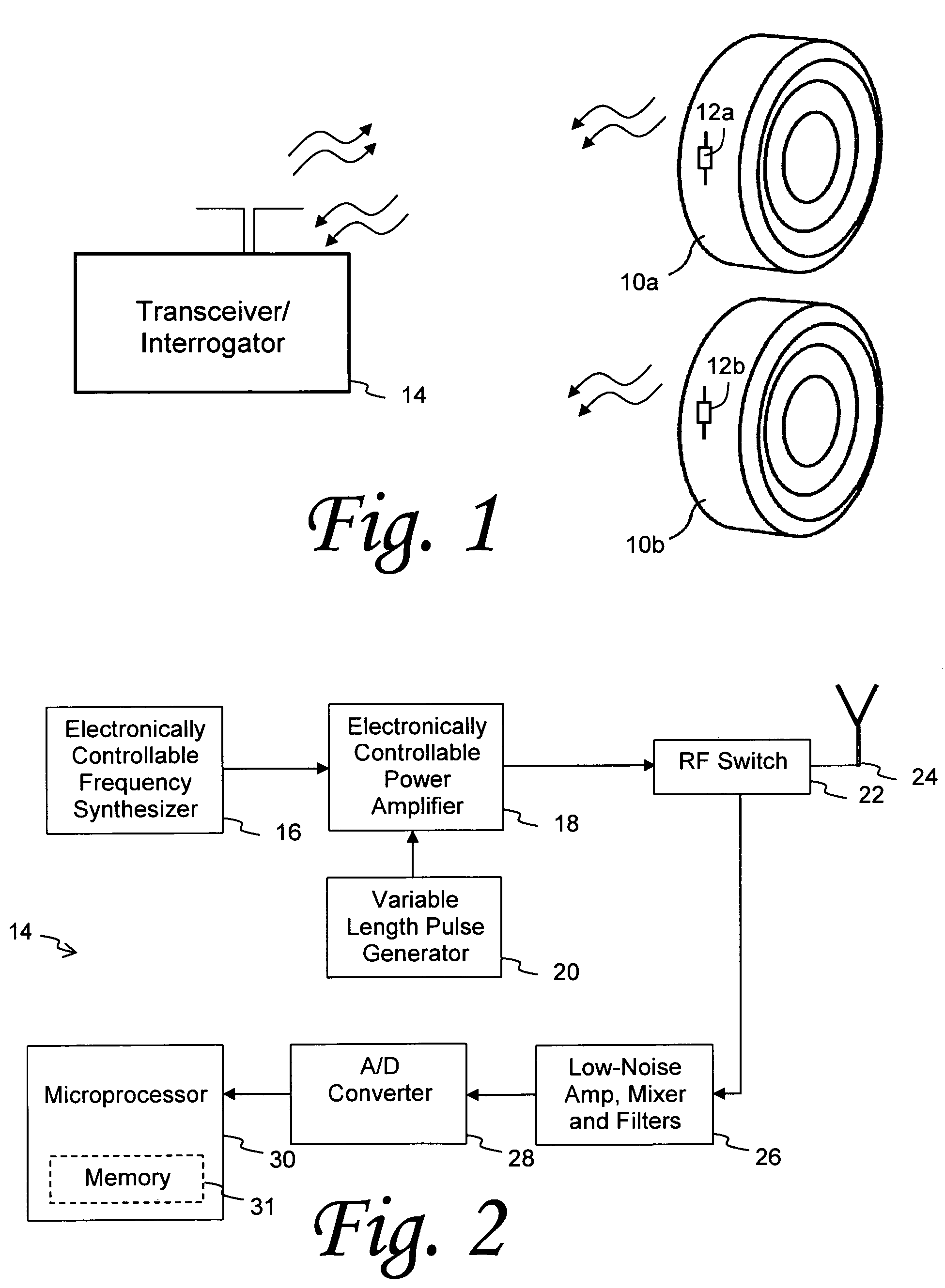 System and method for reducing search time and increasing search accuracy during interrogation of resonant devices