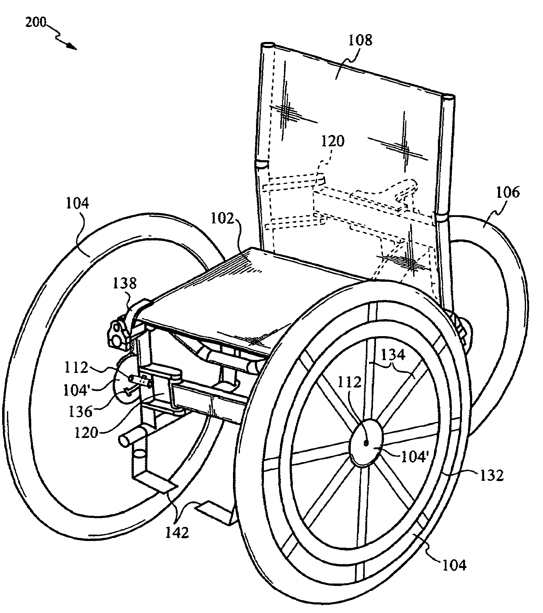 Multi-terrain wheel chair