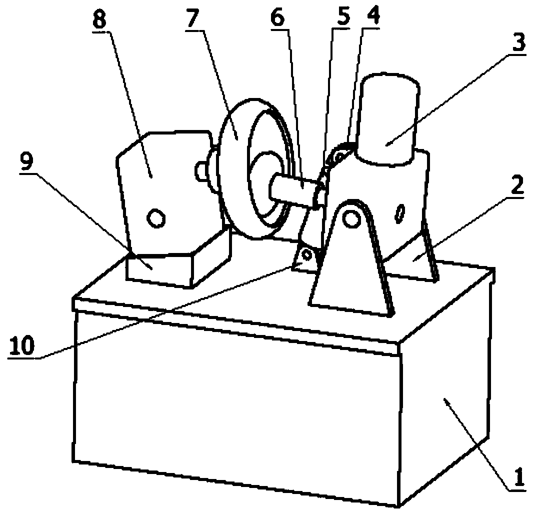 Automatic grinding device for dangerous article analysis