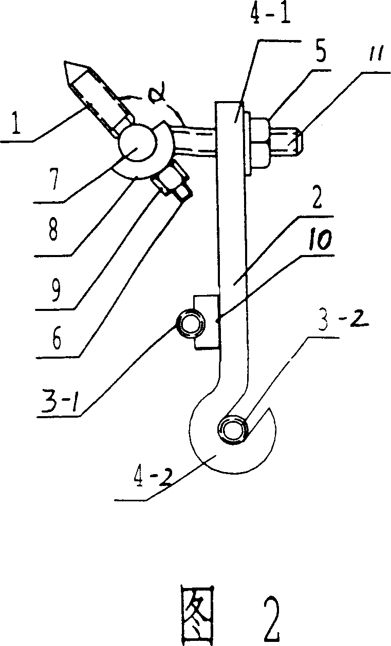 Pelvis and spinal column internal fixing device for treating lumbar vertebrae olisthy olisthe