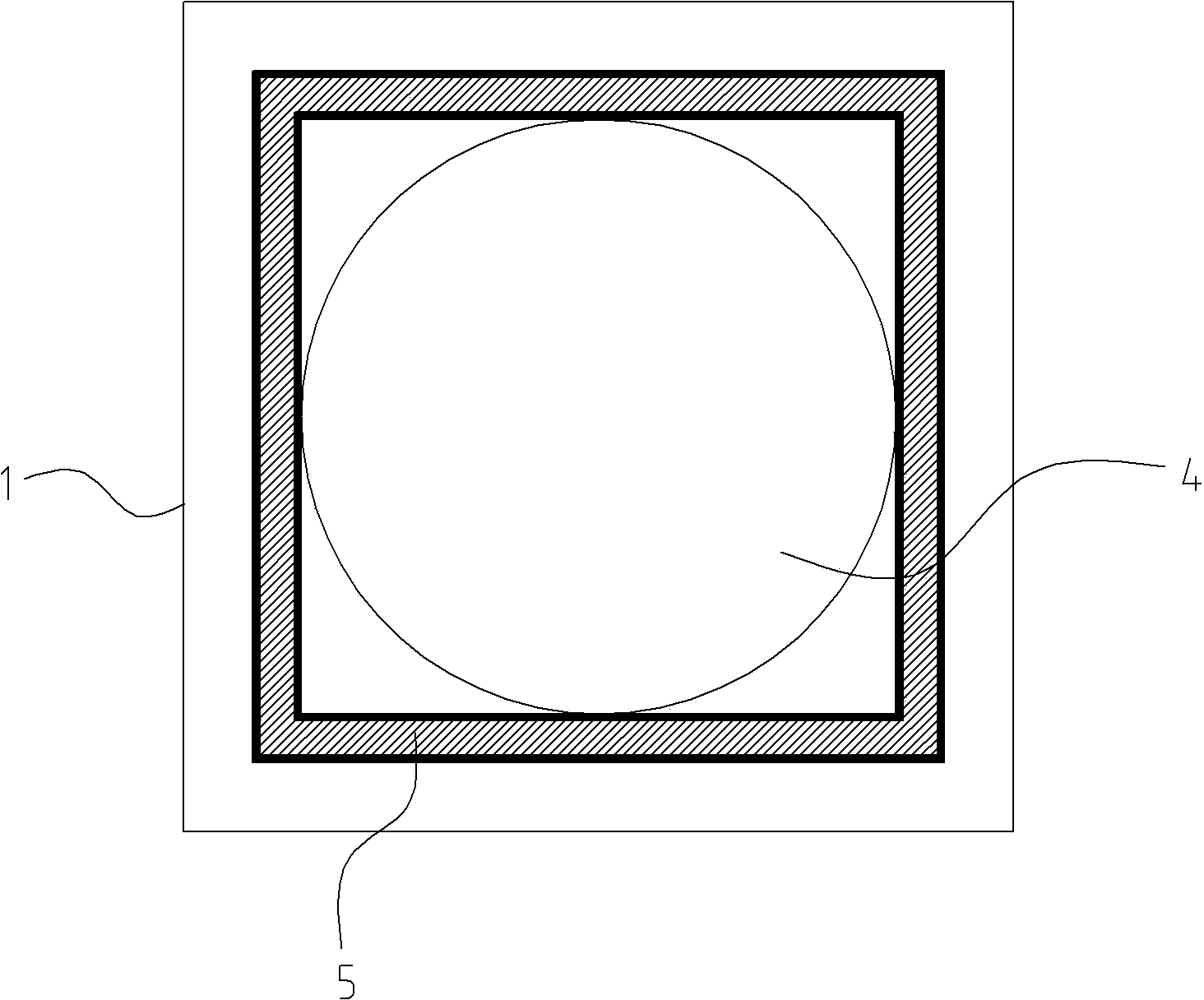 Inorganic LED packaging support and packaging method thereof