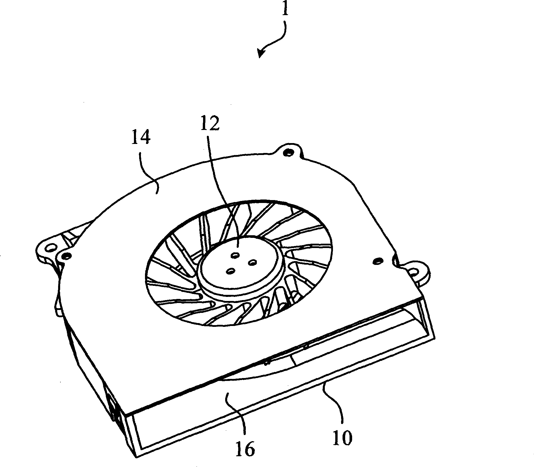 Electronic apparatus, heat radiation fan module thereof