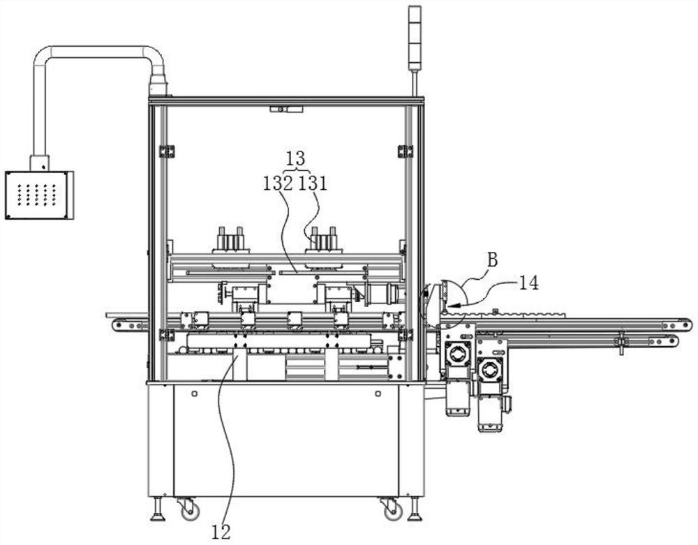 Pallet entering machine