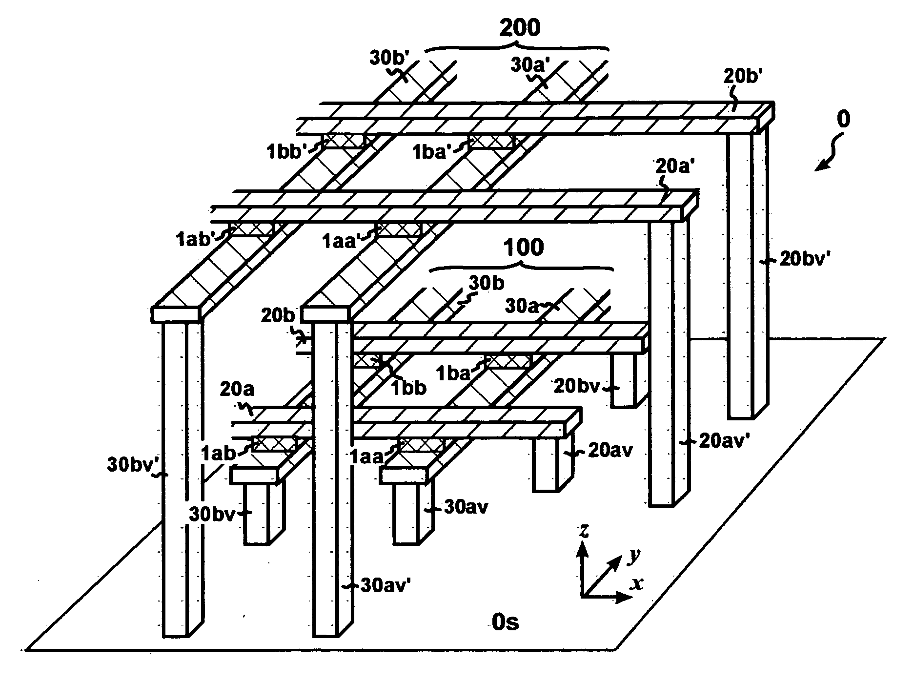 Self-testing printed circuit board comprising electrically programmable three-dimensional memory