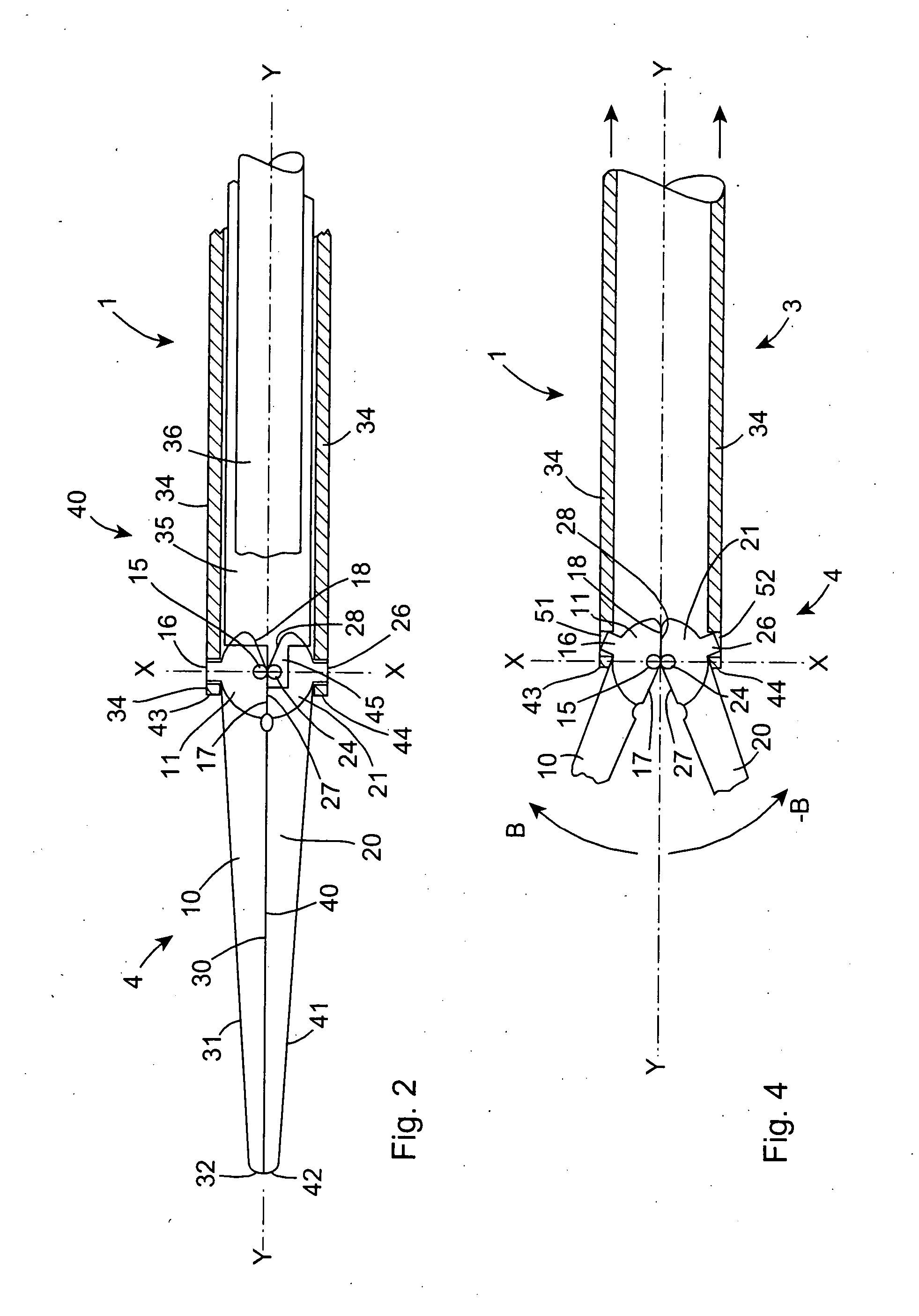 Device for grasping and/or severing