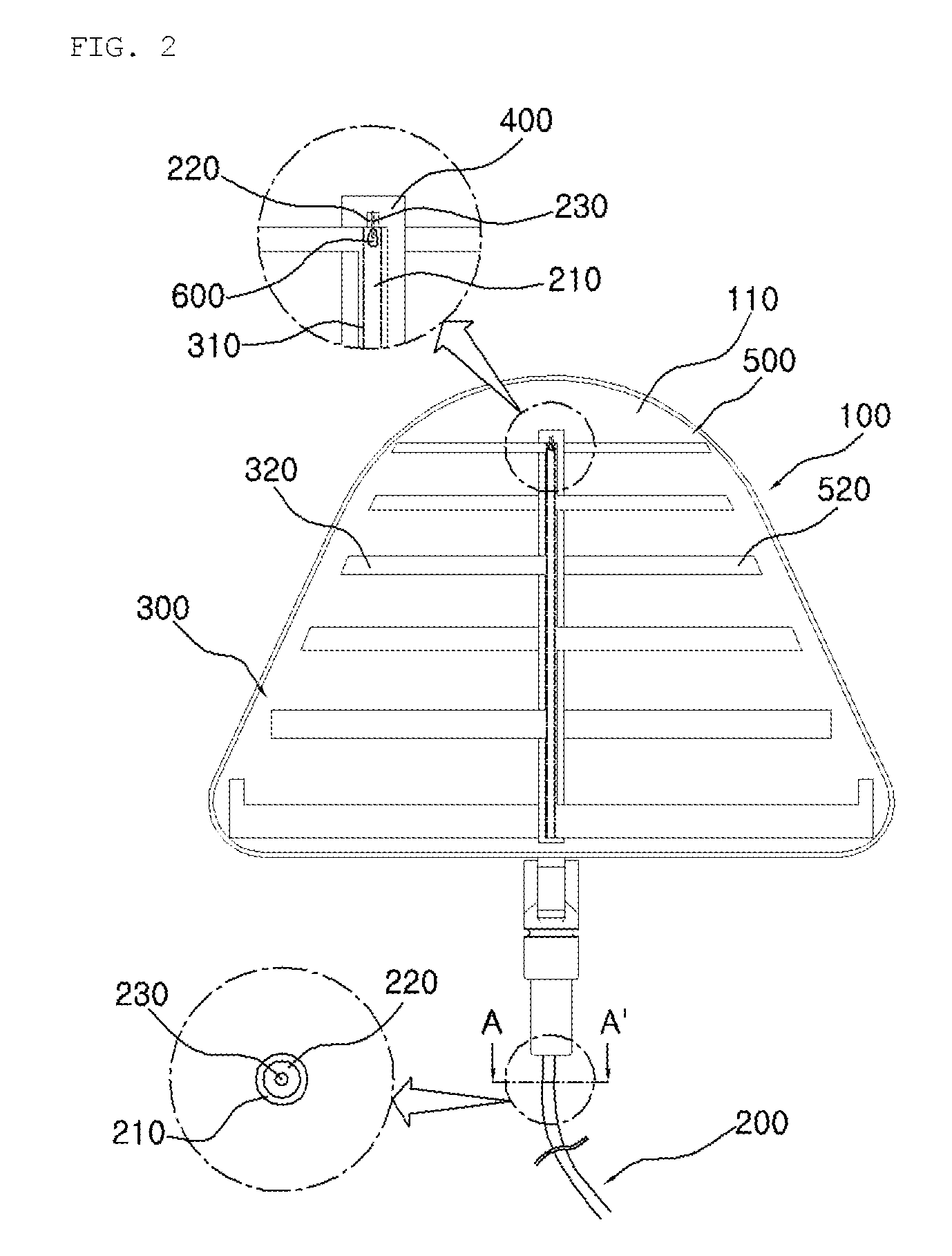 Log periodic antenna and manufacturing method thereof