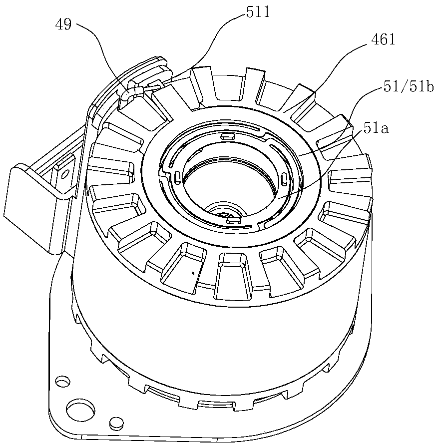 Gas proportional valve and electromagnetic driving device thereof