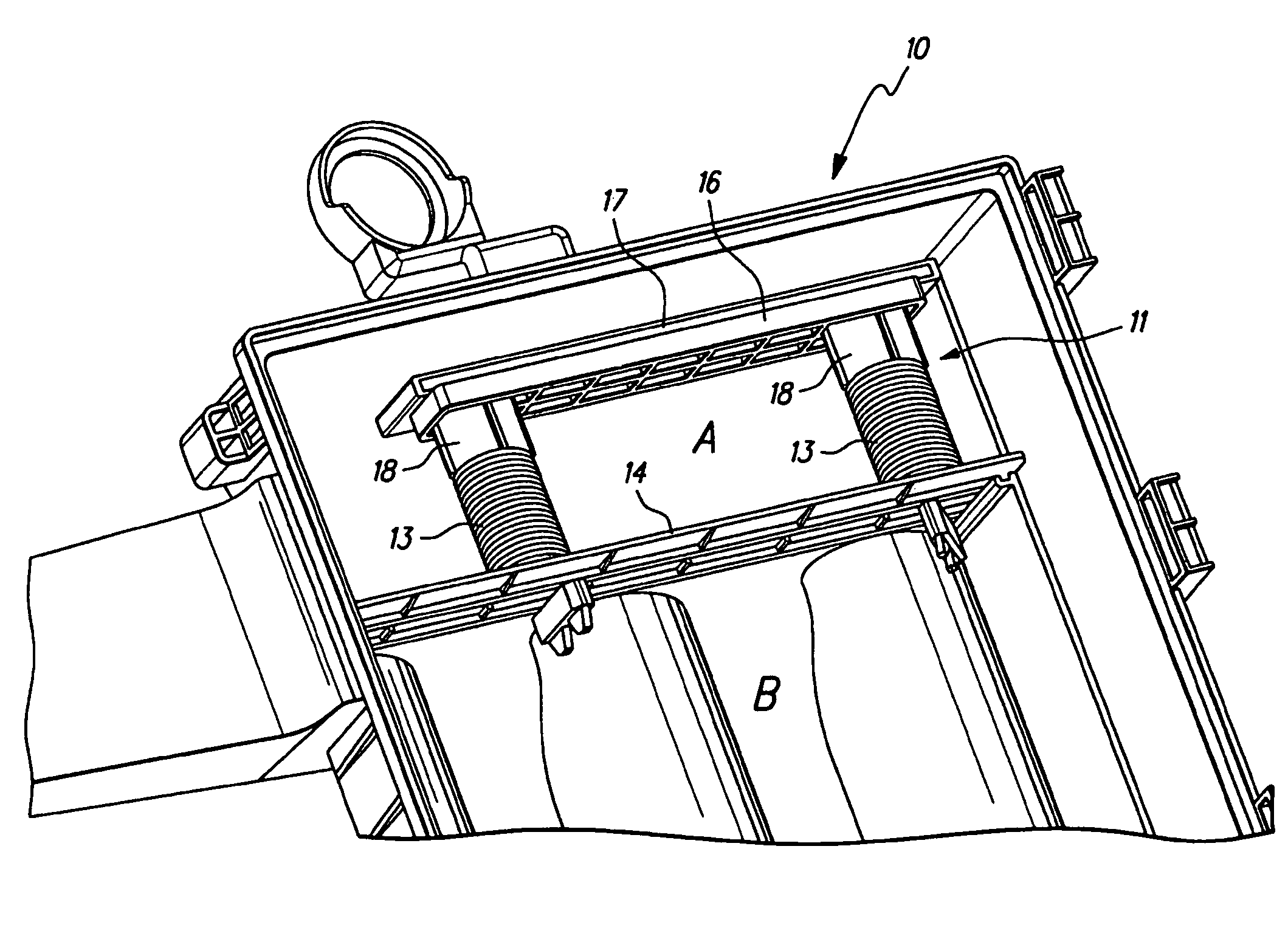 Anti-snow module and air filter including same