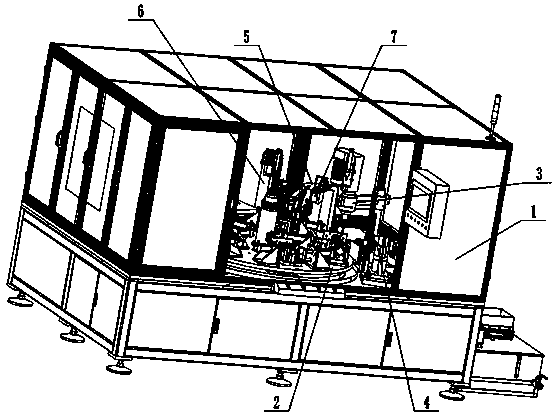 Automatic cross fastener drilling and riveting equipment