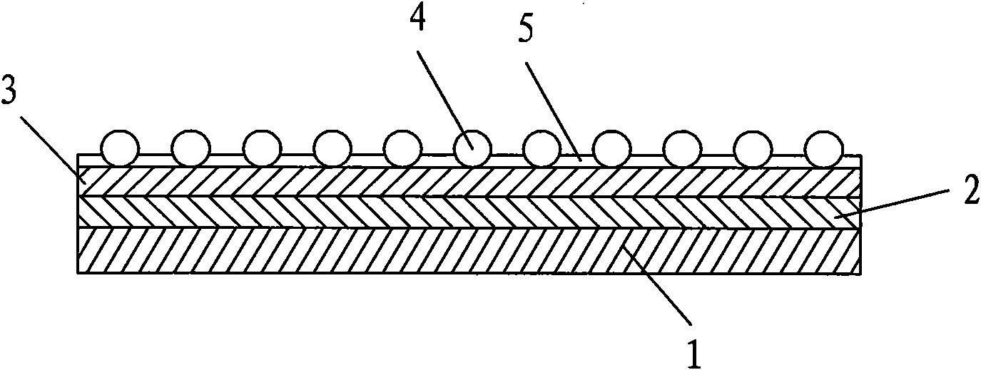 Exposed glass bead reflecting film capable of reflecting colored light and manufacturing method thereof