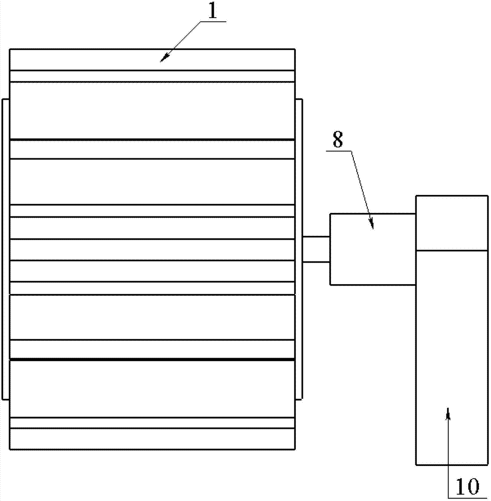 Peripherally-actuated auxiliary moment generator for under-actuated system