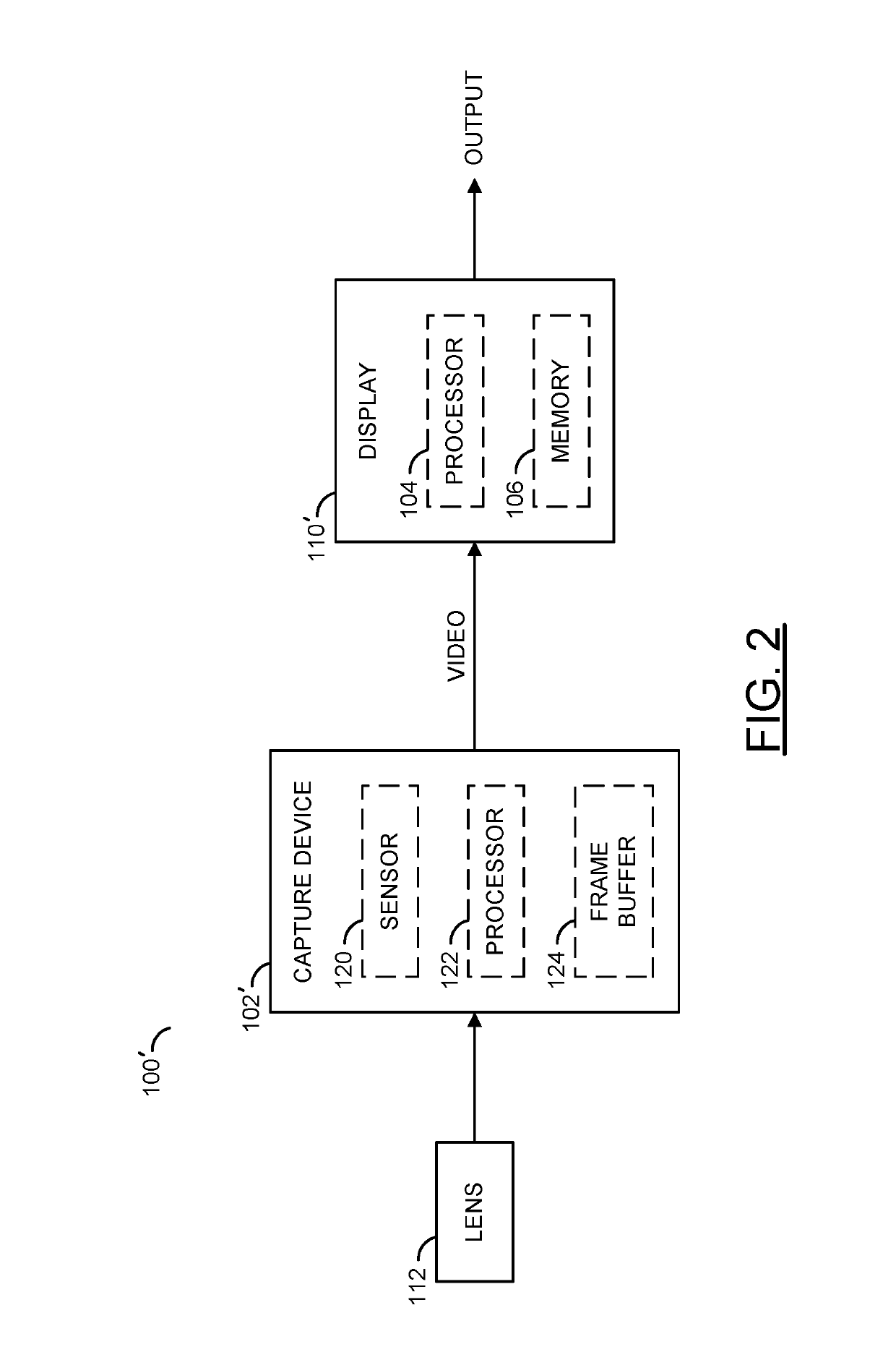 Reduction of LED headlight flickering in electronic mirror applications