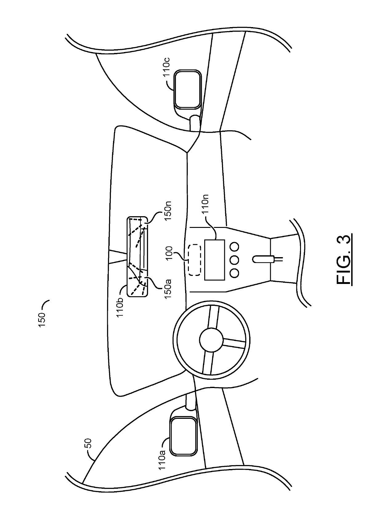 Reduction of LED headlight flickering in electronic mirror applications