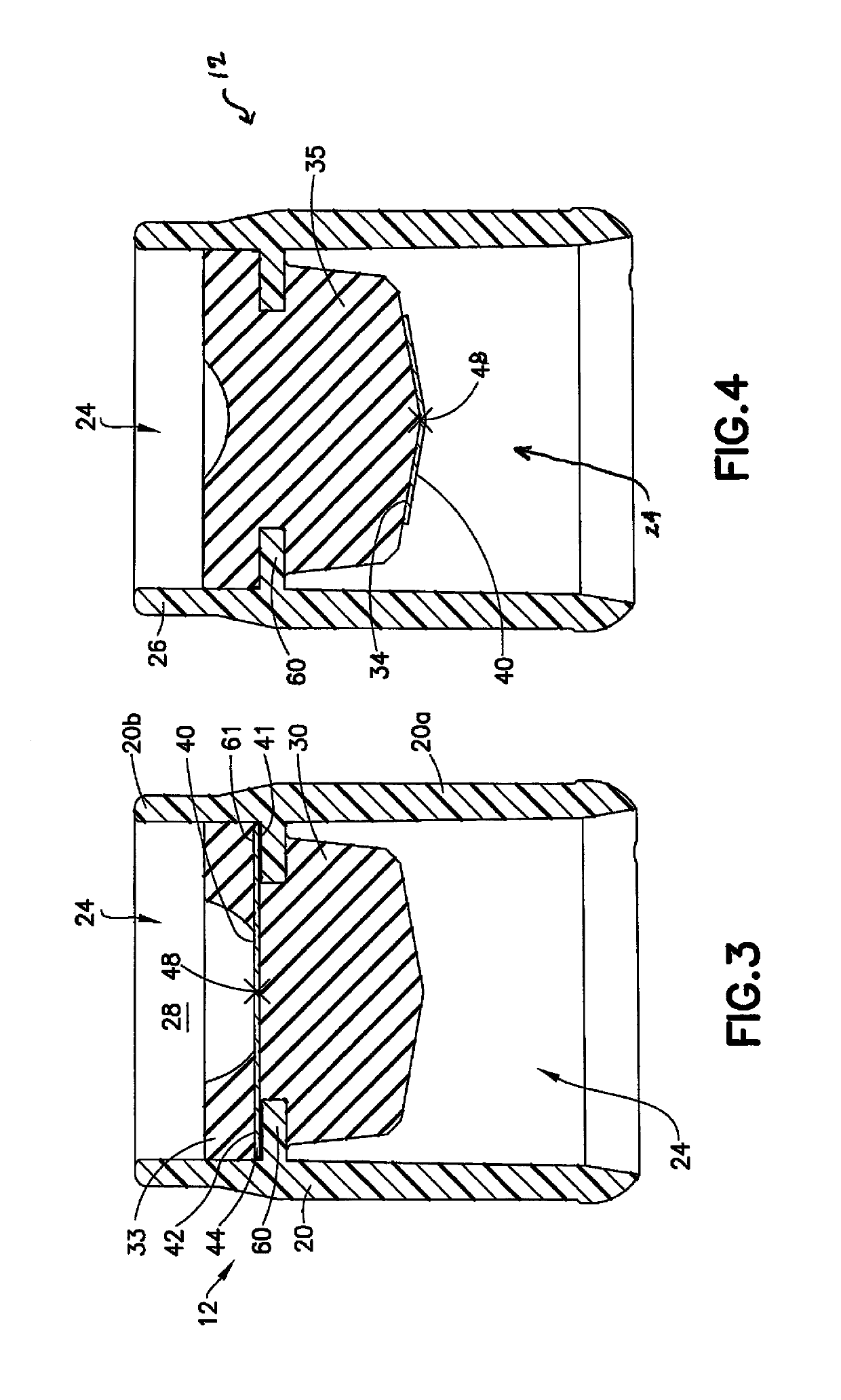 One-piece safety tube closure with film element