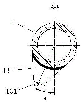 Contact tube positioning tool and contact tube machining method