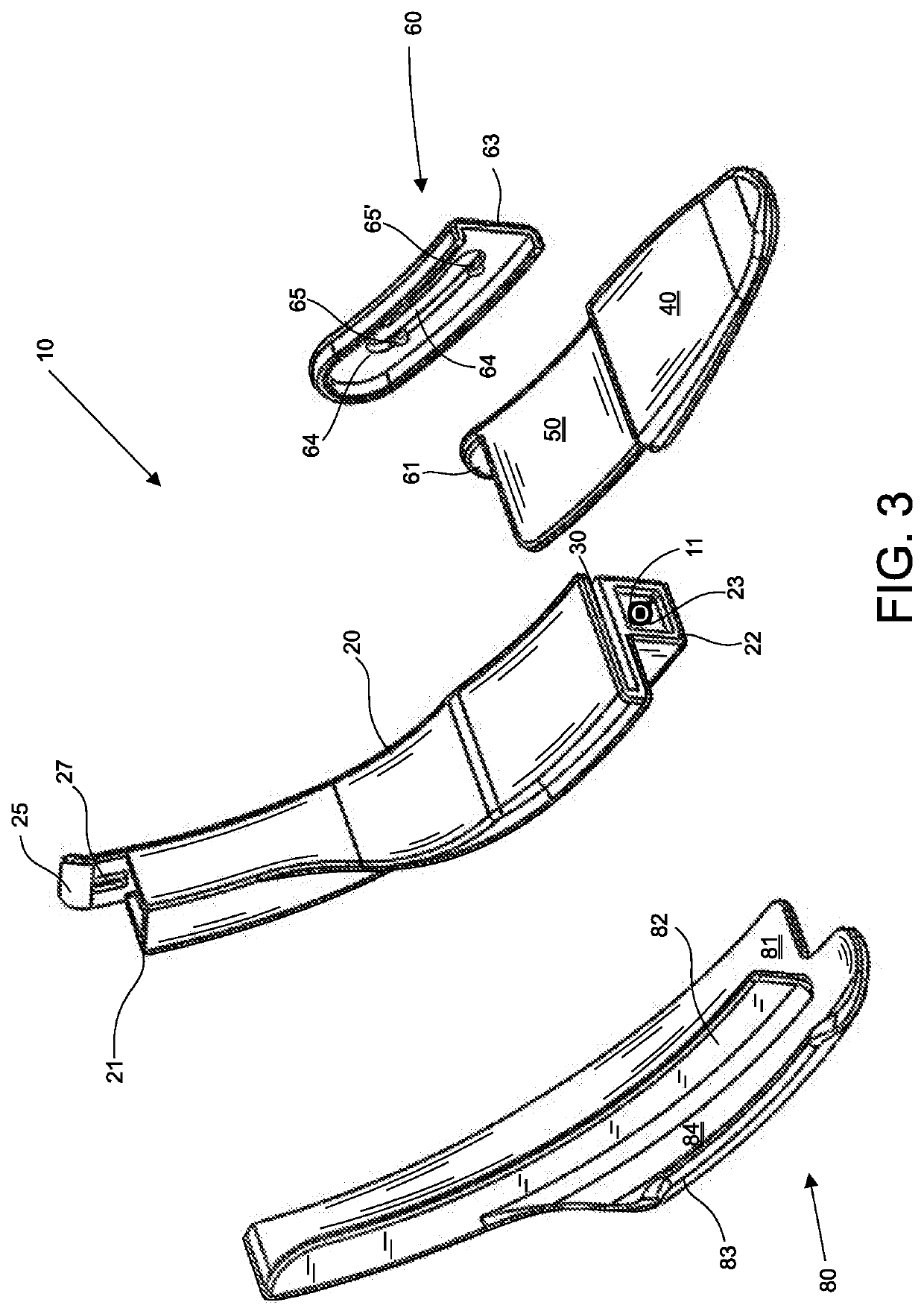 Blade for a video laryngoscope with extendable tip