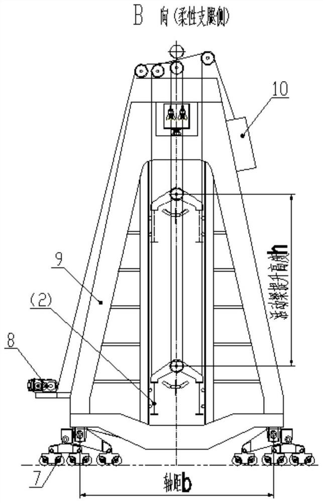 Portal-type double-bucket-wheel blending stacking and blending reclaiming integrated machine and operating method thereof