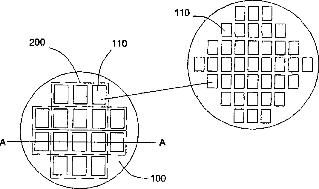 Stack encapsulation method with grains reconfigured and stack construction thereof