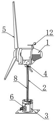 Easy-to-install wind power generation device